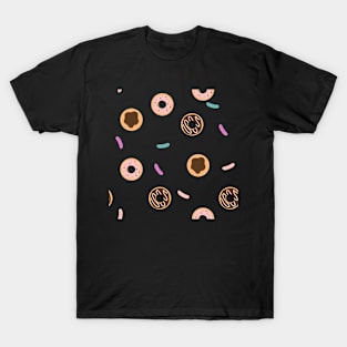 Sprinkles and donuts fun pattern T-Shirt